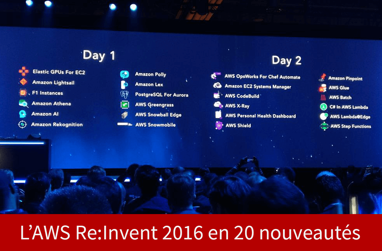 Re:Invent 2016 : la soluce en français